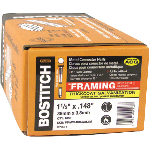 35° Angled Strapshot Metal Connector Nails Haskins Industrial Inc.