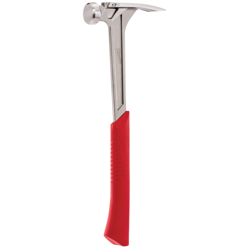 Smooth Face Framing Hammer, 17 oz., Solid Steel Handle, 16-1/8" L Haskins Industrial Inc.