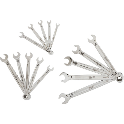 Wrench Set, Combination, 15 Pieces, Metric Haskins Industrial Inc.