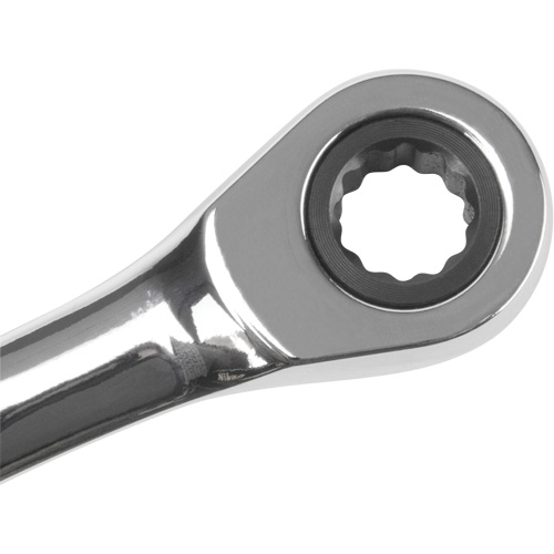 SAE Ratcheting Combination Wrench, 12 Point, 1/4", Chrome Finish Haskins Industrial Inc.
