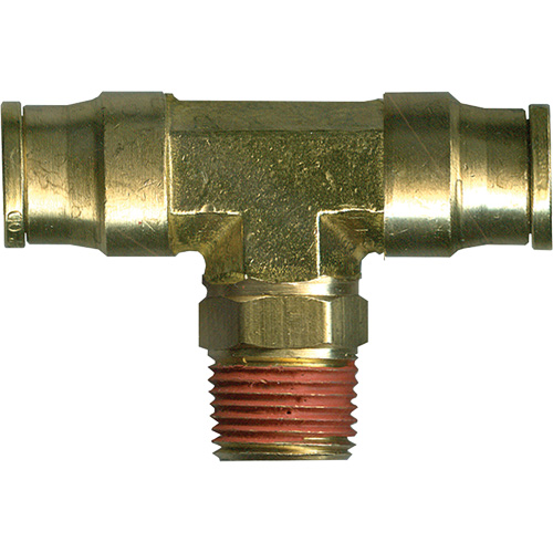 Raccord en T pivotant, Laiton, 3/8" x 1/4" Haskins Industrial Inc.