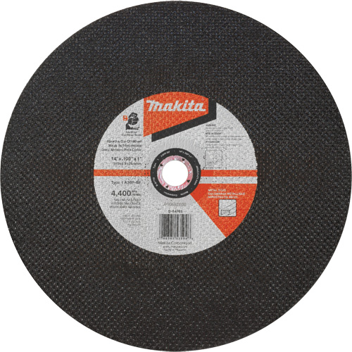Abrasive Cut-Off Wheel, 14" x 3/32", 1" Arbor, Type 1, Aluminum Oxide, 4400 RPM Haskins Industrial Inc.