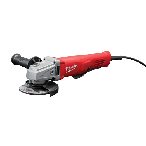 Petite meuleuse d'angle avec interrupteur &agrave; palette verrouillable, 4-1/2", 120 V, 11 A, 12 000 Tr/min Haskins Industrial Inc.