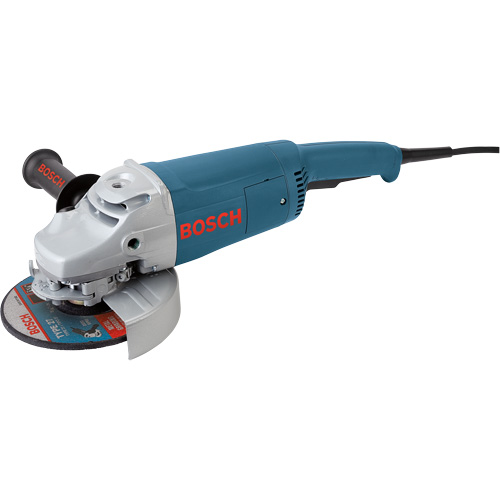 Large Angle Grinder with Rat Tail Handle, 7", 120 V, 15 A, 6500 RPM Haskins Industrial Inc.