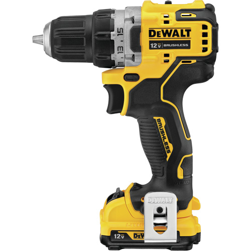 Trousse de perceuse-visseuse avec moteur sans brosse Xtreme, Lithium-ion, 12 V, Mandrin 3/8", Couple 250 UWO Haskins Industrial Inc.