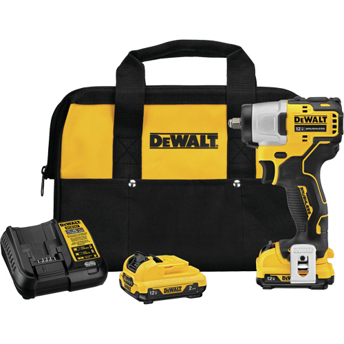 Xtreme Brushless Impact Wrench Kit, 12 V, 3/8" Socket Haskins Industrial Inc.