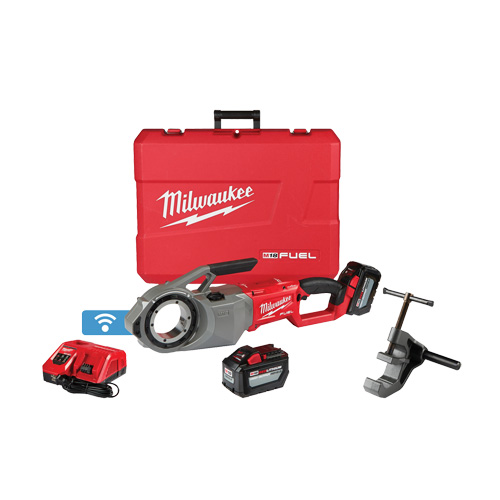 M18 Fuel Pipe Threader Kit, 41 RPM, 1/8" - 2" Pipe Thread Haskins Industrial Inc.