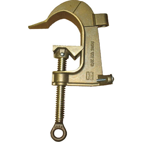 Bronze C-Head Ground Clamp, 2-7/8" (73 mm) Capacity Haskins Industrial Inc.