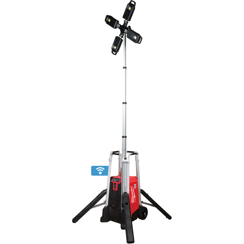 MX Fuel Rocket Tower Light & Charger, LED, 27000 Lumens Haskins Industrial Inc.