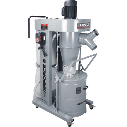 Cyclone Dust Collector, 26" x 47" x 70" Haskins Industrial Inc.