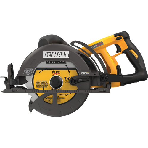 FlexVolt&reg; Worm Drive Style Saw (Tool Only), 7-1/4", 60 V Haskins Industrial Inc.