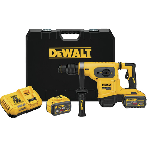 FlexVolt&reg; SDS-Max Combination Hammer Kit, 60 V, 1-9/16", 4.4 ft-lbs, 540 RPM Haskins Industrial Inc.