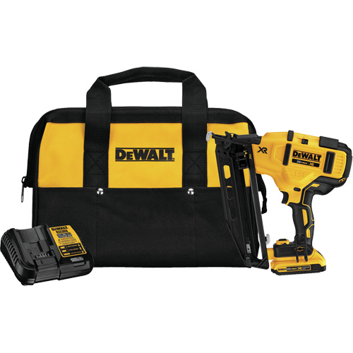 Max XR&reg; Angled Finish Nailer Kit, 20 V, Lithium-Ion Haskins Industrial Inc.