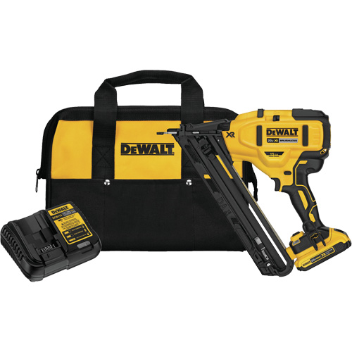 Max XR&reg; Angled Finish Nailer Kit, 20 V, Lithium-Ion Haskins Industrial Inc.