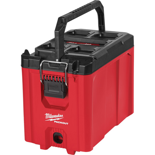 Packout Compact Tool Box, 10" x 16-1/5" x 13", Black/Red Haskins Industrial Inc.