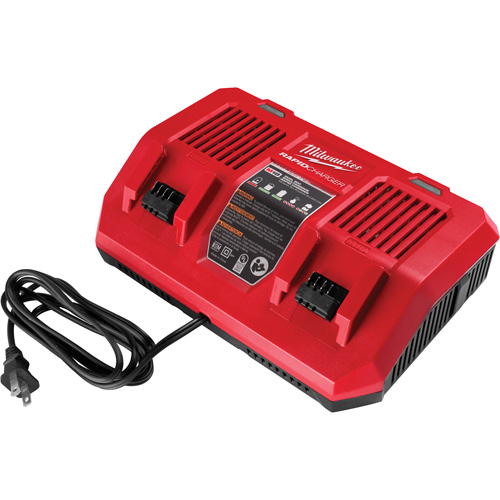 M18 Dual Bay Simultaneous Rapid Charger, 18 V, Lithium-Ion Haskins Industrial Inc.