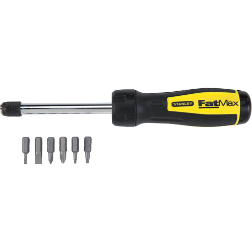 FatMax&reg; Multibit Screwdriver, Textured Handle Haskins Industrial Inc.
