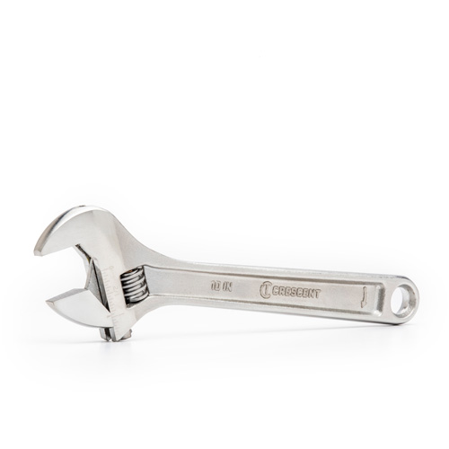 Adjustable Wrench - Boxed, 10" L, 1-5/16"/34 mm Max Width, Chrome Haskins Industrial Inc.
