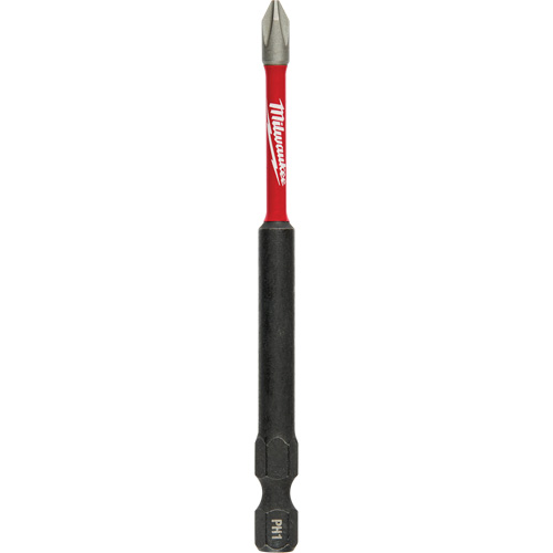 Shockwave Impact-Duty Driver Bit, Phillips, #1 Tip, 1/4" Drive Size, 3-1/2" Length Haskins Industrial Inc.