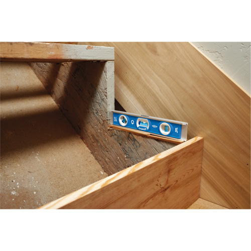 Niveau torpille, 10" lo, Aluminium, 1 fioles, Magn&eacute;tique Haskins Industrial Inc.