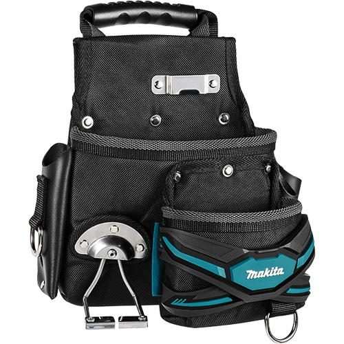TH3 Roofer & General-Purpose Pouch, Multiple Tool Holder, Leather/Polyester/Polypropylene, 2 Pockets Haskins Industrial Inc.