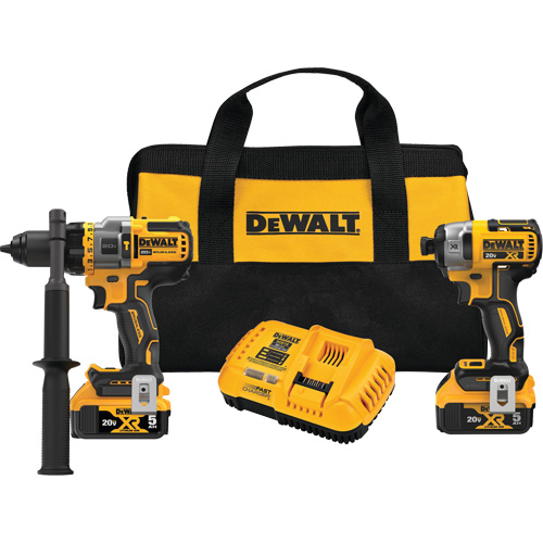 Ensemble de perceuse-visseuse &agrave; percussion sans balais et sans fil Max* avec Flexvolt Advantage et visseuse &agrave; chocs XR, Lithium-ion, 20 V Haskins Industrial Inc.