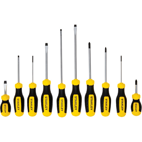 Screwdriver Set, 10 Pcs. Haskins Industrial Inc.