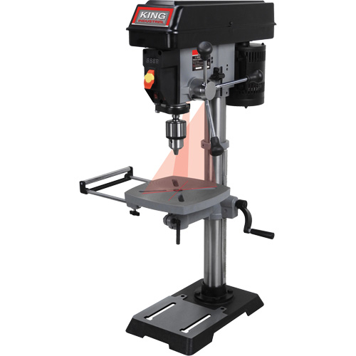 Perceuse &agrave; colonne &agrave; vitesse variable, 12", Mandrin 5/8", 3200 tr/min Haskins Industrial Inc.