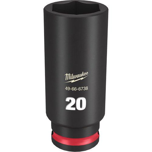 Shockwave Impact Duty Socket, Impact, 2 mm, 3/8" Drive, 6 Points, Deep Haskins Industrial Inc.