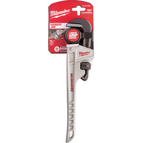 Pipe Wrench, 1-1/2" Jaw Capacity, 10" Long, Ergonomic Handle Haskins Industrial Inc.