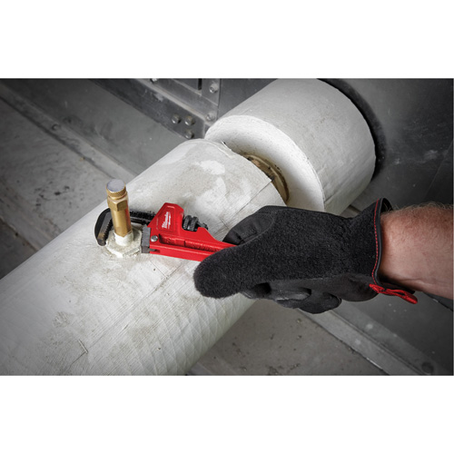 Pipe Wrench, 3/4" Jaw Capacity, 6" Long, Powder Coated Finish Haskins Industrial Inc.