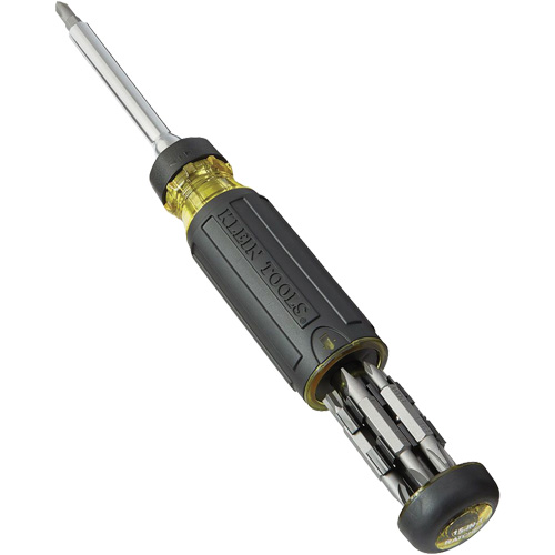 15-in-1 Multi-Bit Ratcheting Screwdriver, 8-3/4" L, Cushion Grip Handle Haskins Industrial Inc.