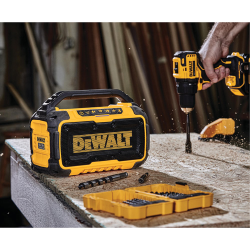 Max Jobsite Bluetooth&reg; Speaker (Tool Only), Lithium-Ion, 12 V/20 V Haskins Industrial Inc.