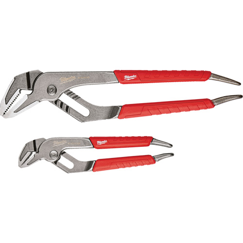 Jeu de pinces &agrave; m&acirc;choires droites 6" et 10" &agrave; prise Comfort Grip, 2 Morceaux Haskins Industrial Inc.