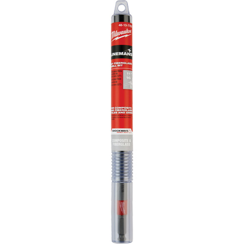Shockwave Impact Duty Lineman's Fiberglass Drill Bit, 11/16", Carbide Haskins Industrial Inc.