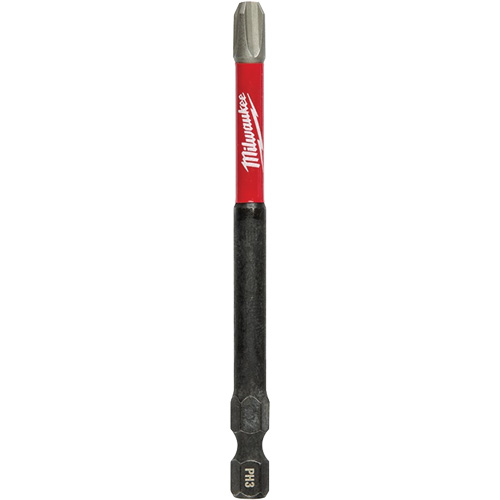 Shockwave Impact Duty Screwdriver Bit, Phillips, #3 Tip, 1/4" Drive Size, 3-1/2" Length Haskins Industrial Inc.