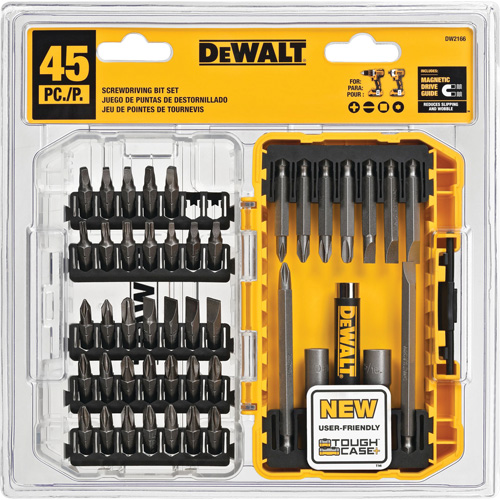 45 Piece Screwdriving Set with ToughCase&reg;+ System Haskins Industrial Inc.