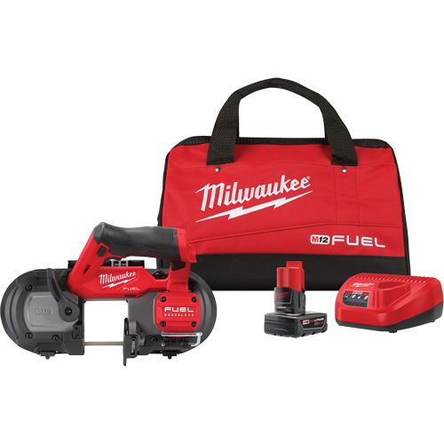 M12 Fuel Compact Band Saw Kit, 12 V, 2-1/2" Capacity Haskins Industrial Inc.