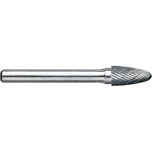 Drillco&reg; Magnum Double Cut Solid Carbide Burr, SG-3, 3/8" Dia., 1/4" Shank, 3/4" Depth of Cut Haskins Industrial Inc.