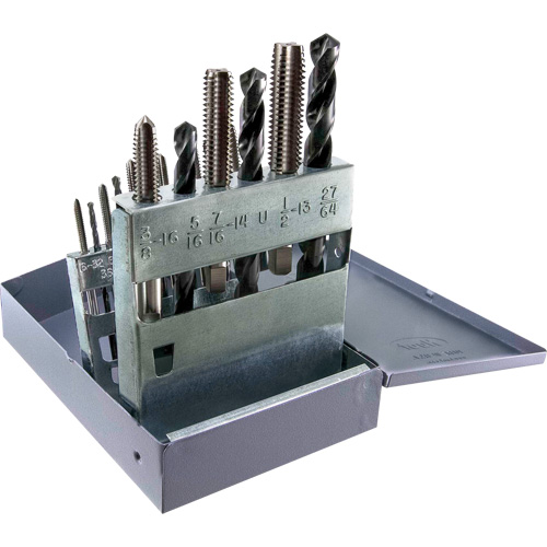 DRILLCO UNC Tap & Drill Set, 18 Pieces Haskins Industrial Inc.