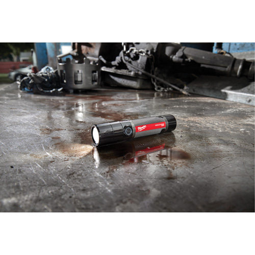 USB Compatible Compact Flashlight, LED, 800 Lumens, Rechargeable Batteries Haskins Industrial Inc.