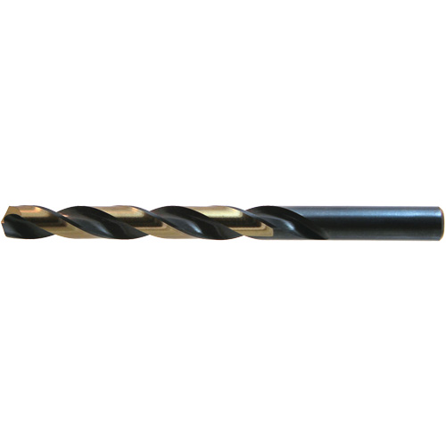 DRILLCO Heavy-Duty Jobber Drill, High Speed Steel, A, 3-7/8" L, 2-5/8" Flute, 135° Point Angle Haskins Industrial Inc.
