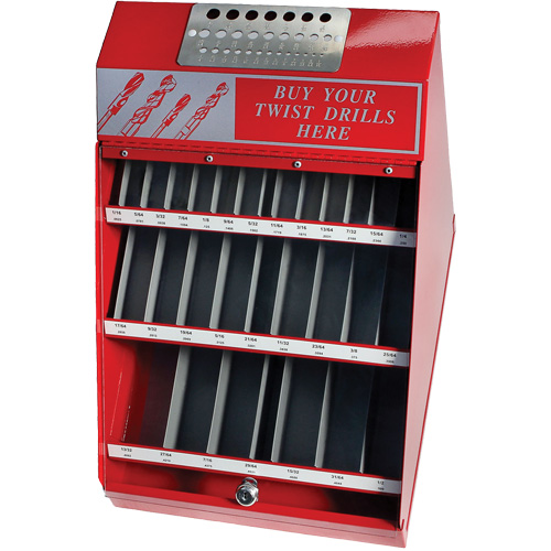 Drillco&reg; Fractional Nitro Drill Bit Display Set, 540 Pieces Haskins Industrial Inc.