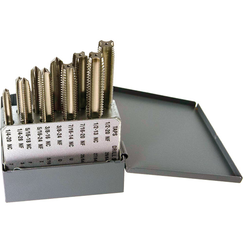 DRILLCO Tap Set, 10 Pieces Haskins Industrial Inc.