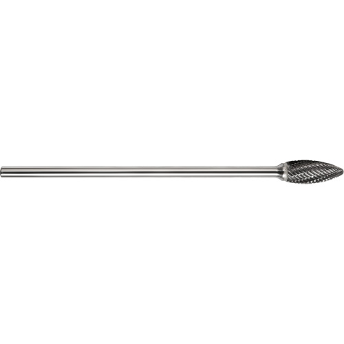DRILLCO Single Cut Ballnose Cone Burr, SH-2L6 Haskins Industrial Inc.
