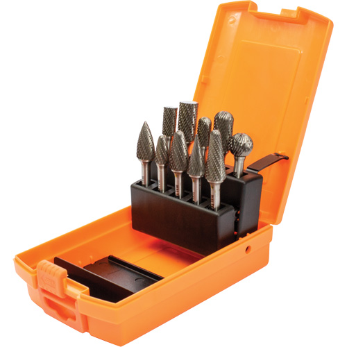 DC Carbide Burr Kit, 10 Pieces Haskins Industrial Inc.
