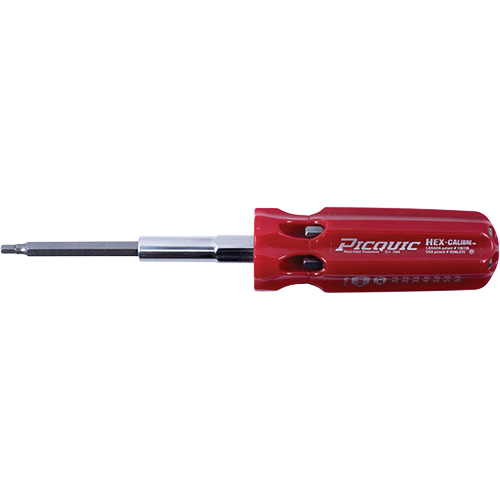 Hex-Calibre Metric Multi-Bit Screwdriver, Plastic Handle Haskins Industrial Inc.