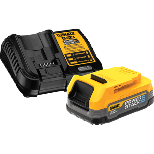 Ensemble de batterie et chargeur compacts Max* Powerstack, Lithium-ion, 20 V, 1,7 A Haskins Industrial Inc.