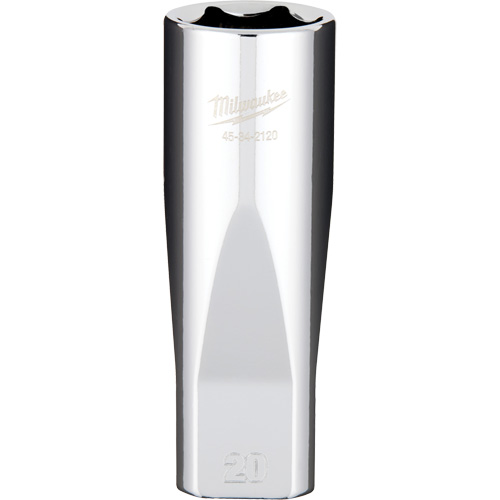 Douille m&eacute;trique avec c&ocirc;t&eacute;s Four Flats, 20 mm, Prise 1/2", 6 pans, Profond Haskins Industrial Inc.