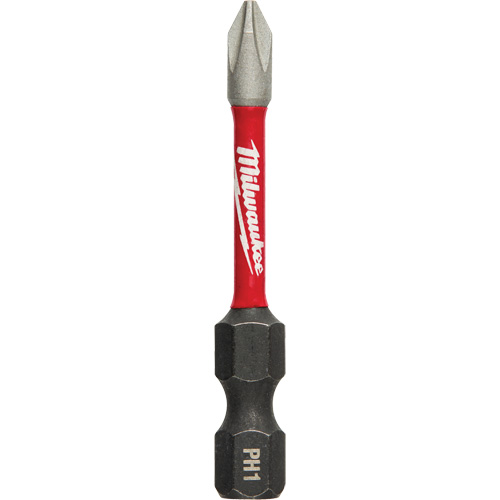 Embouts &agrave; percussion Shockwave Impact-Duty, Phillips, Embout #1, Prise 1/4", Longueur 2" Haskins Industrial Inc.